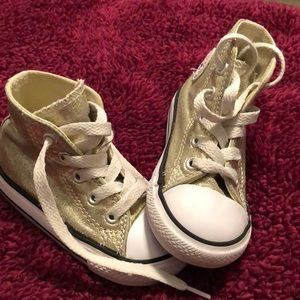 Toddler GOLD converse